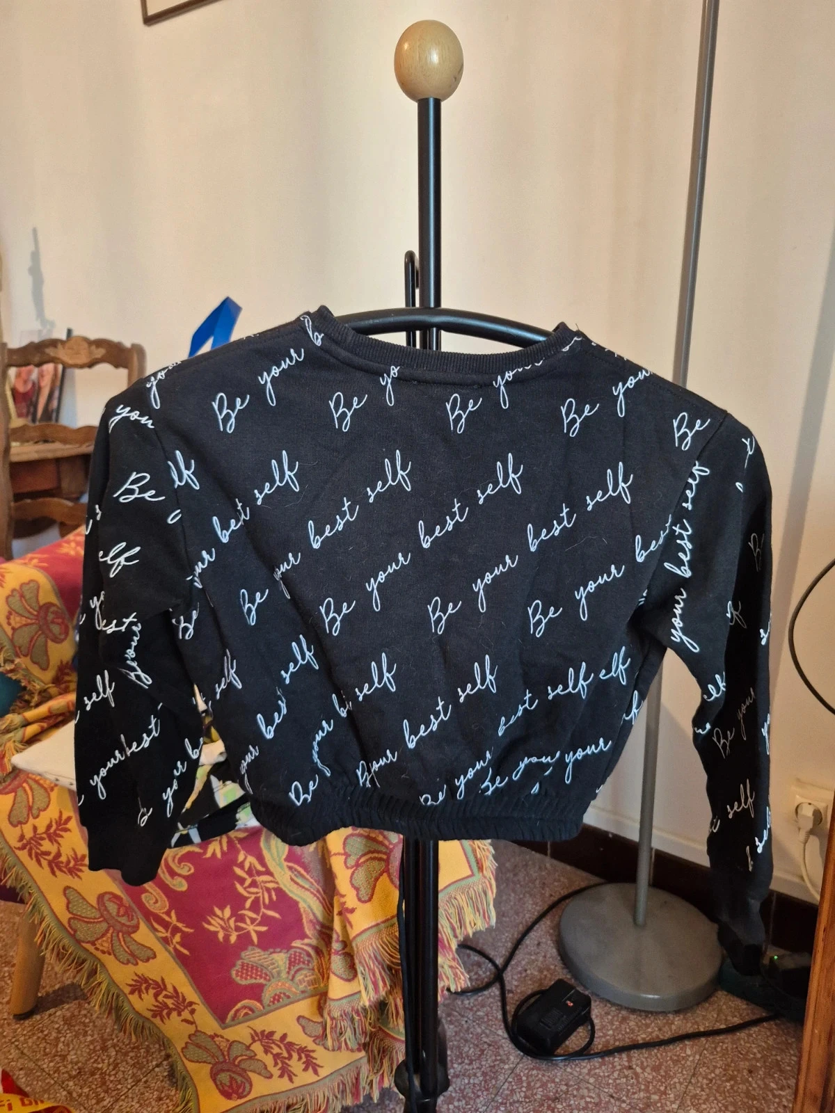 Jersey de manga corta con letras – photo 5